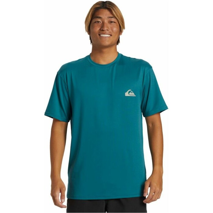 2024 Quiksilver Mnner Everyday Surf UV50 Kurzarm Surf T-Shirt AQYWR03135 - Colonial Blue